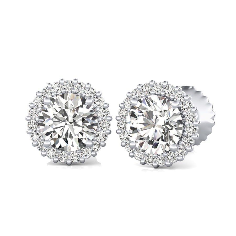 Halo Stud Earrings