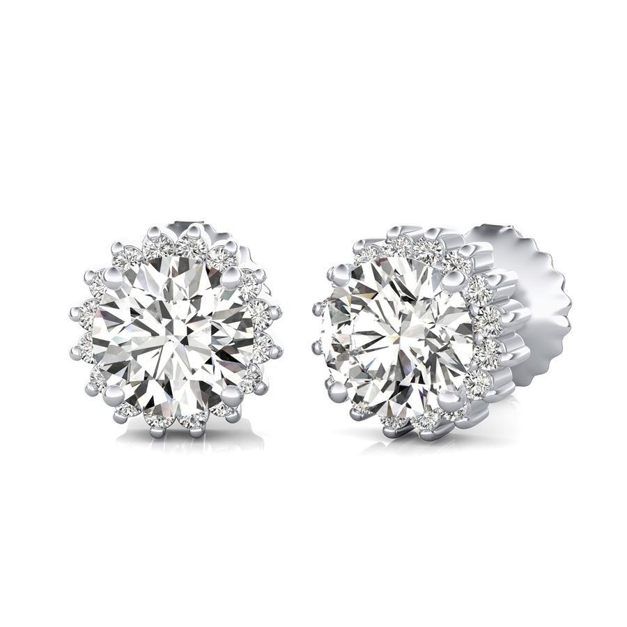 Halo Stud Earrings