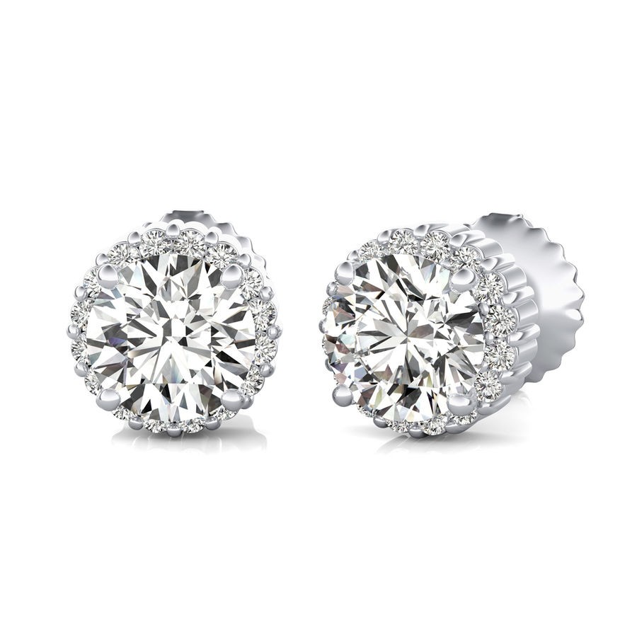 Halo Stud Earrings