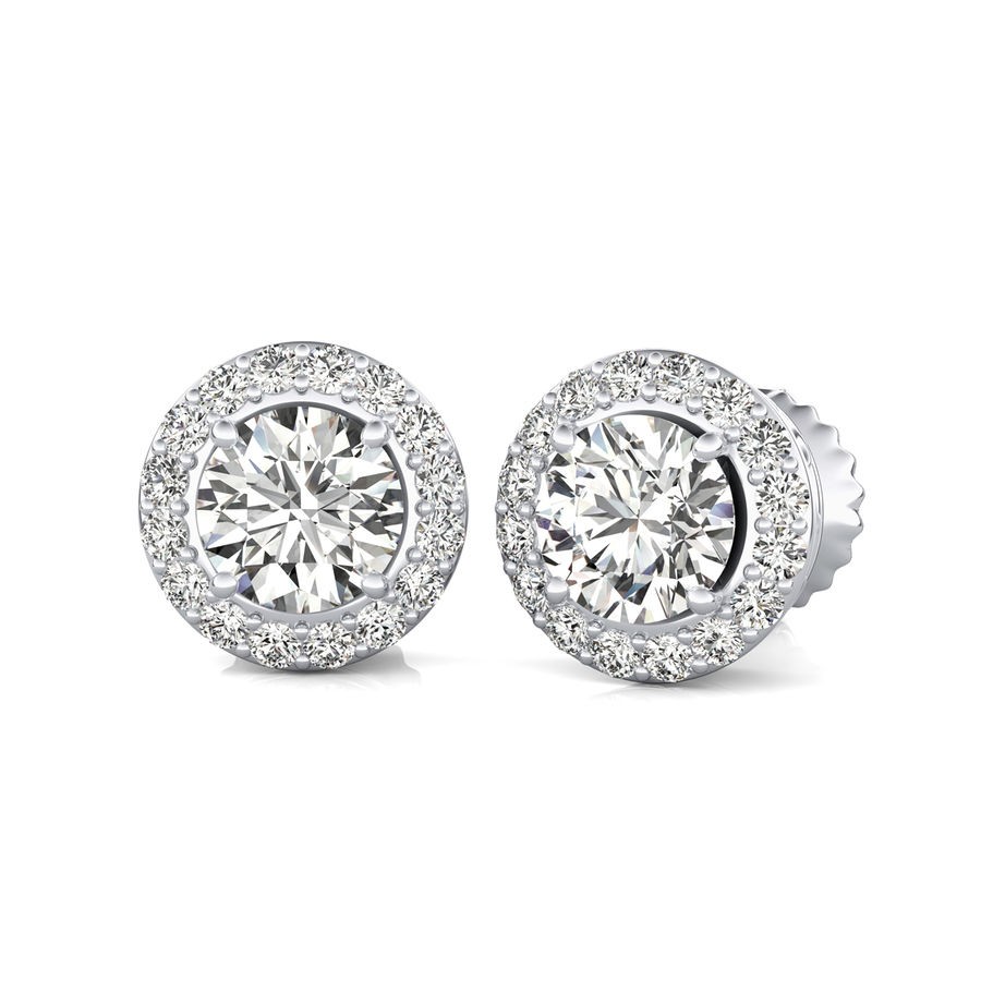 Halo Stud Earrings