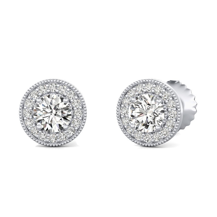 Halo Stud Earrings
