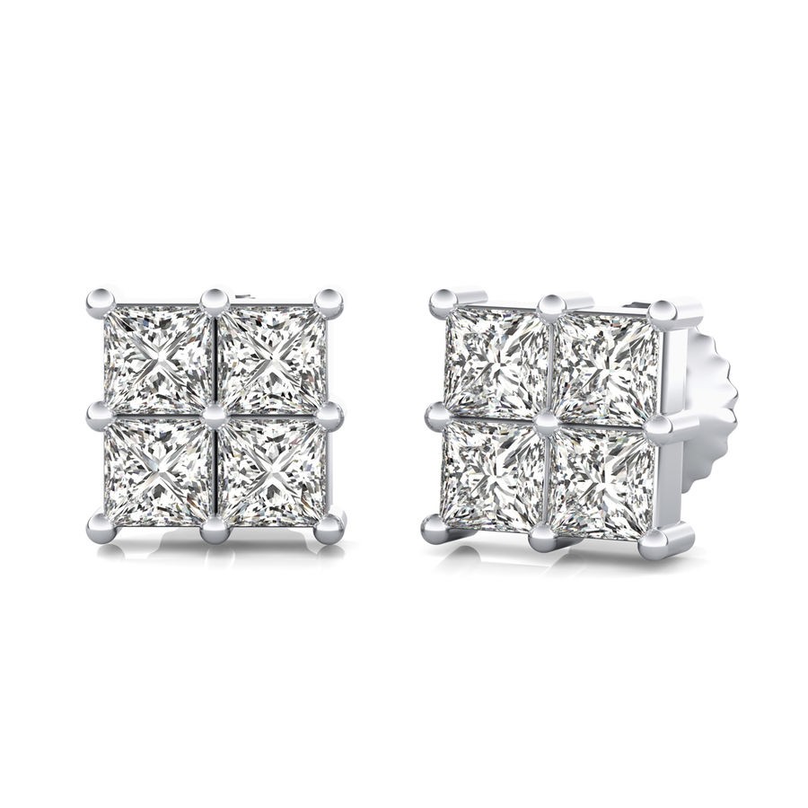 Cluster Stud Earrings