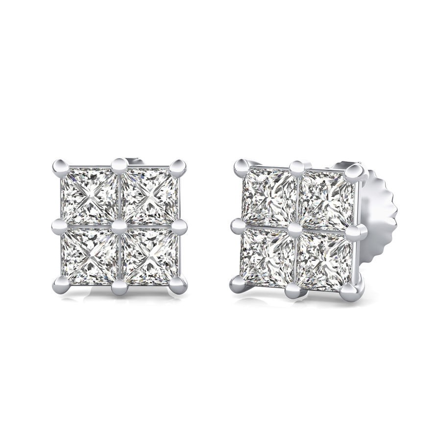 Cluster Stud Earrings