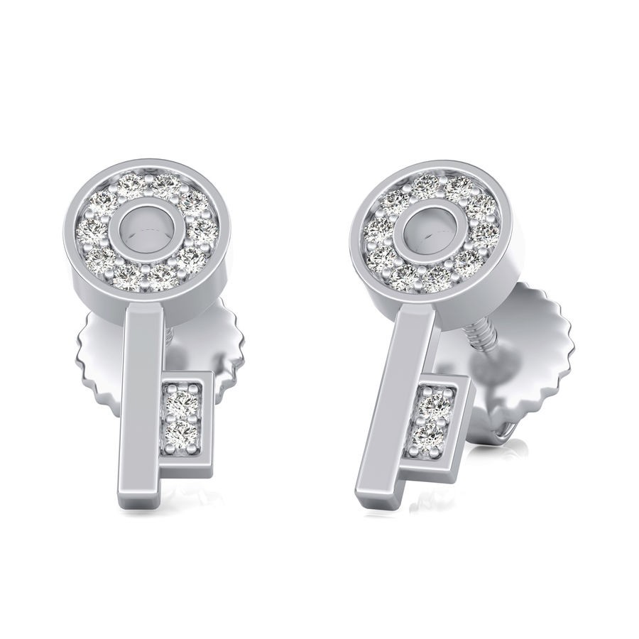 Key Stud Earrings
