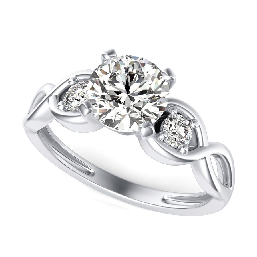 Three Stone Engagement Ring