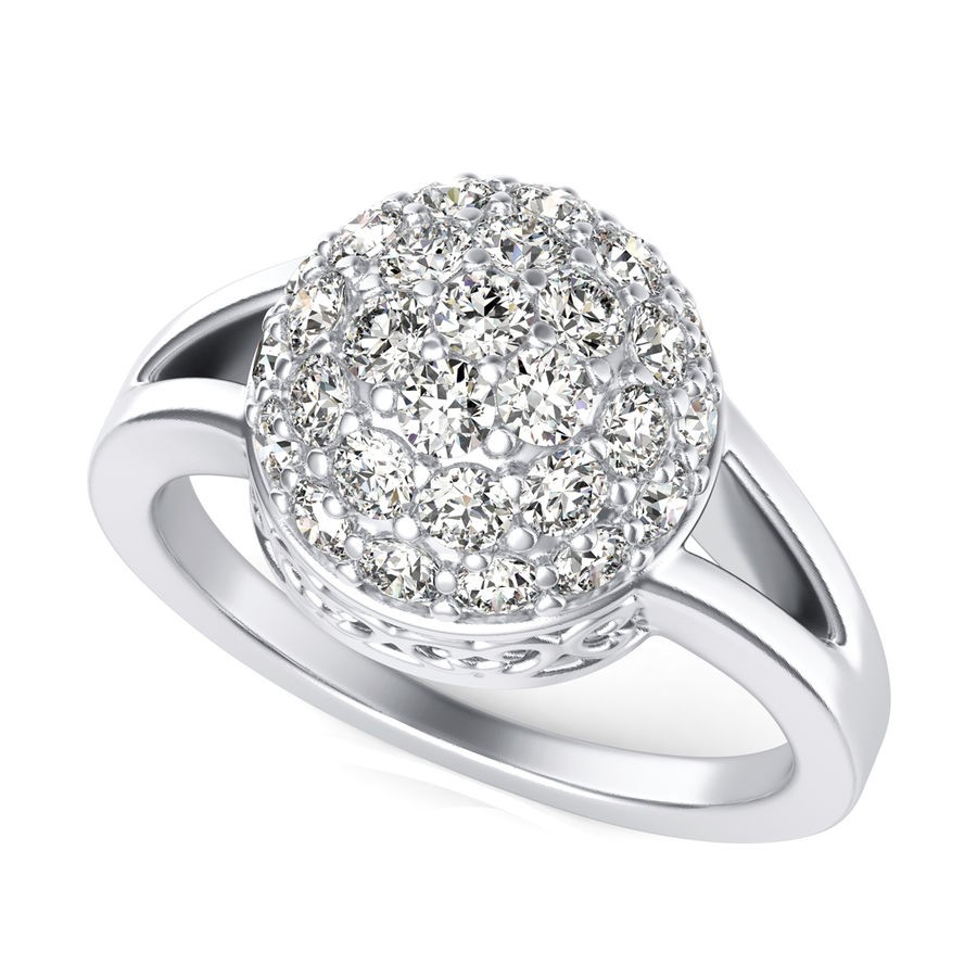 Cluster Fashion Ring