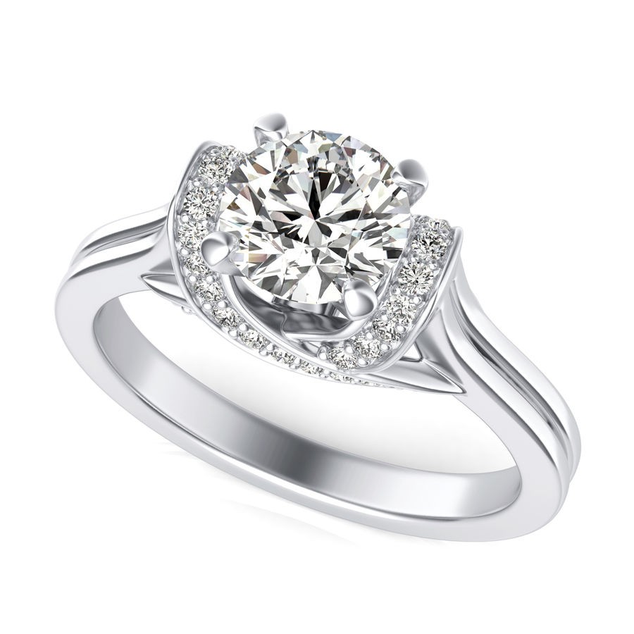 Trellis Engagement Ring