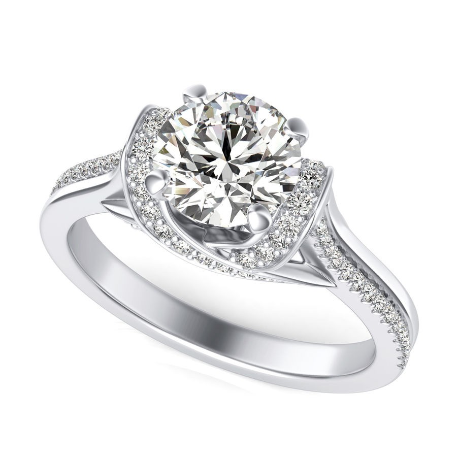 Trellis Engagement Ring