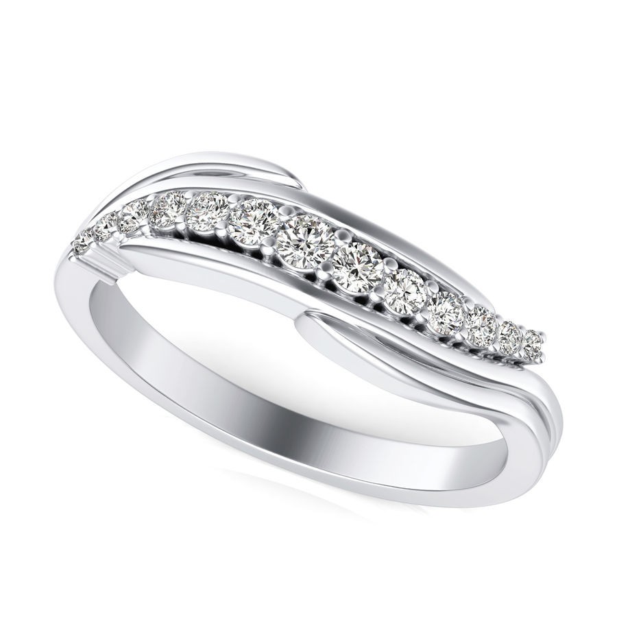 Curved Fashion Ring