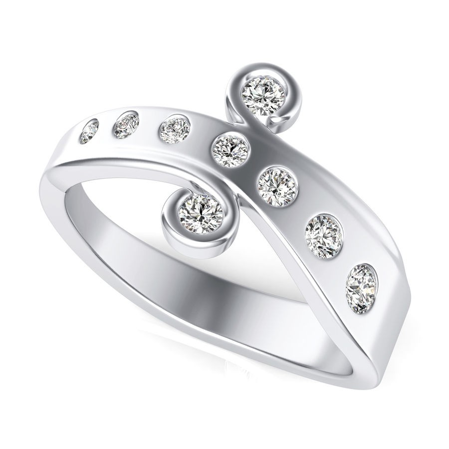 Bezel Set with a Curl