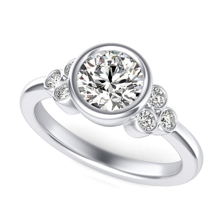 Three Stone Engagement Ring