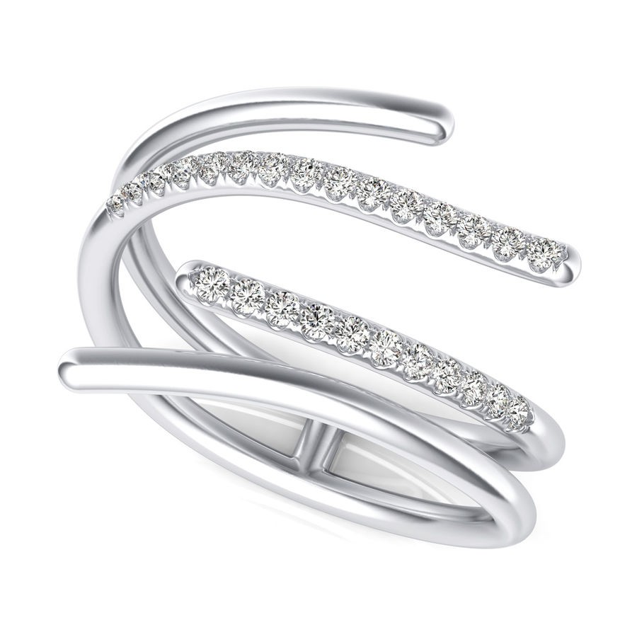 Double Bar Open Fashion Ring