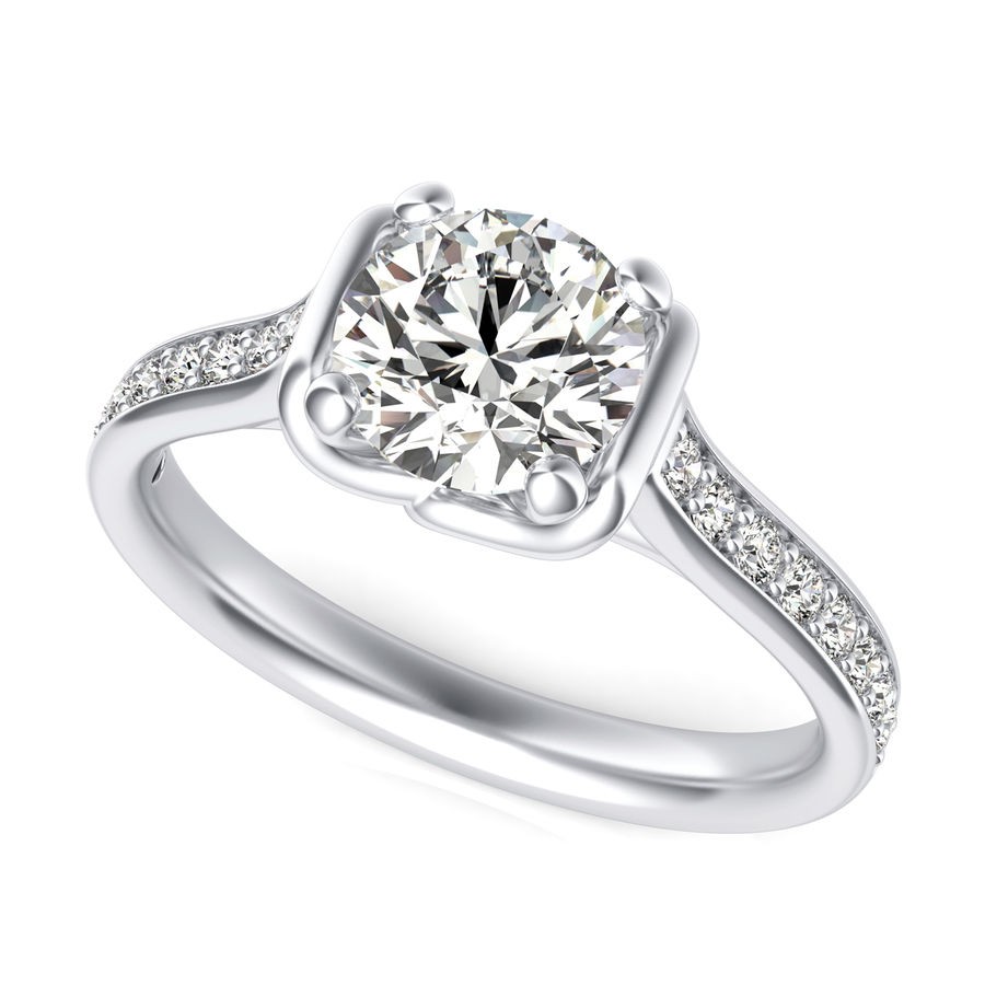 Trellis Engagement Ring