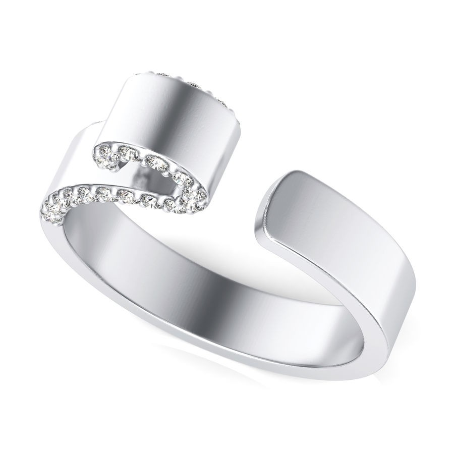 Question Mark Cocktail Ring