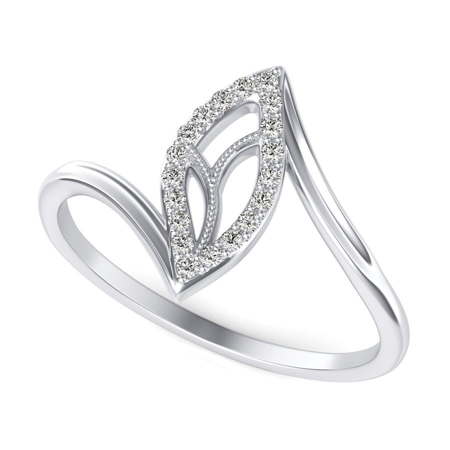 Large Leaf Cocktail Ring