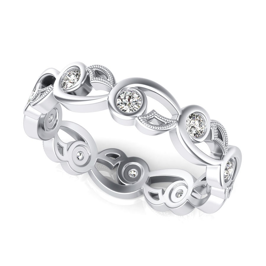 Milgrain Eternity Ring