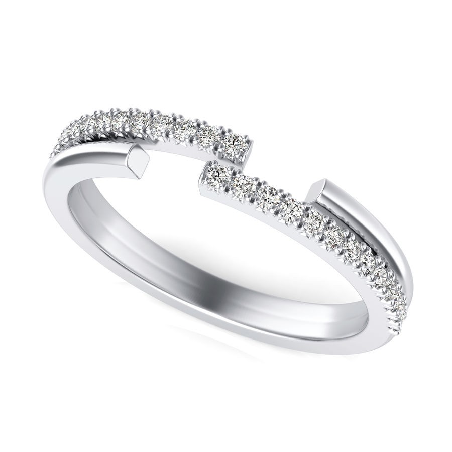 Double Bar Open Fashion Ring