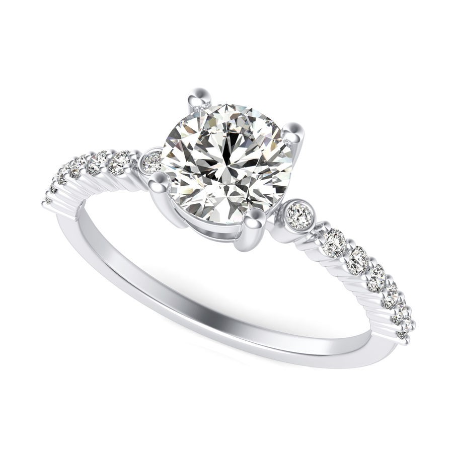 Three Stone Engagement Ring