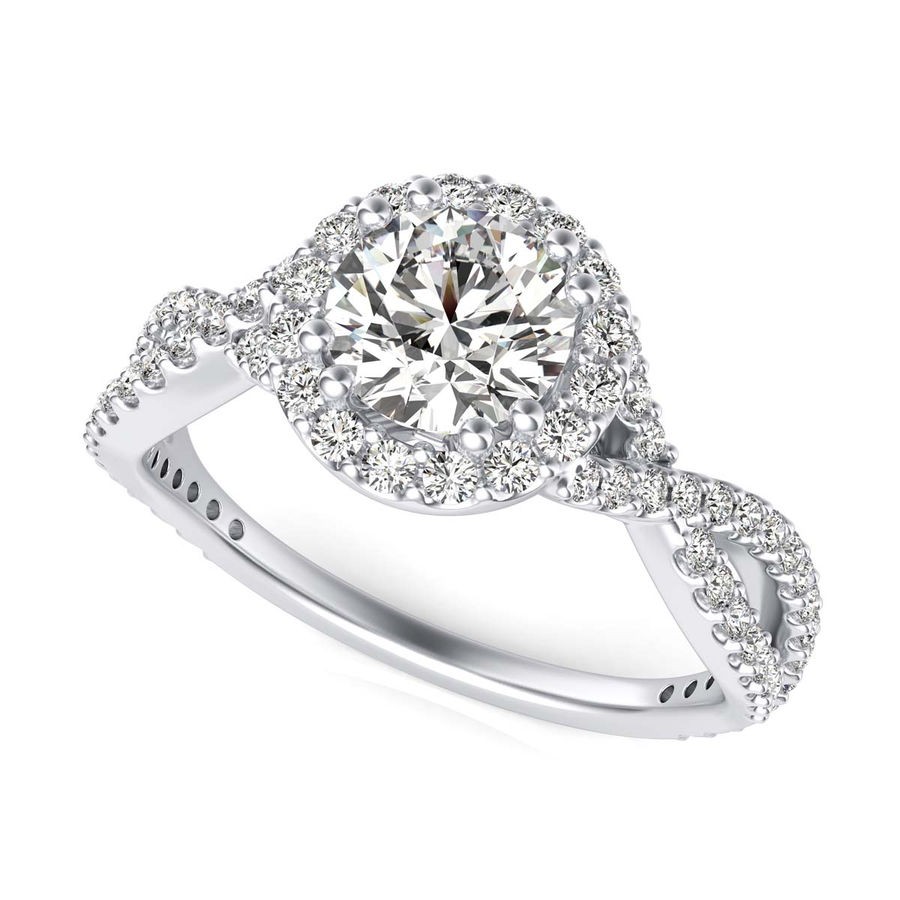 Halo Engagement Ring