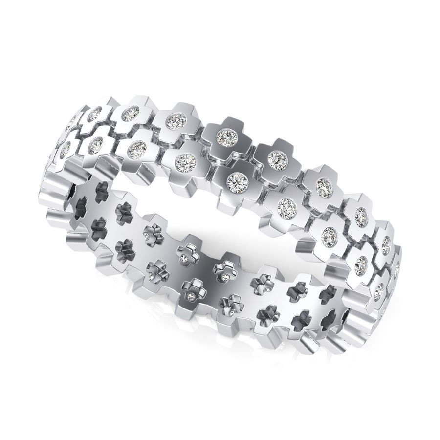 Eternity Ring with Cross