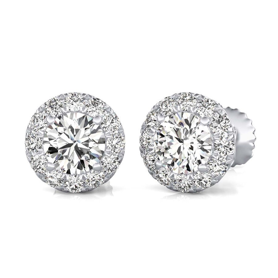 Halo Stud Earrings