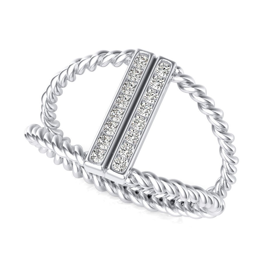 Double Bar with Twisted Rope