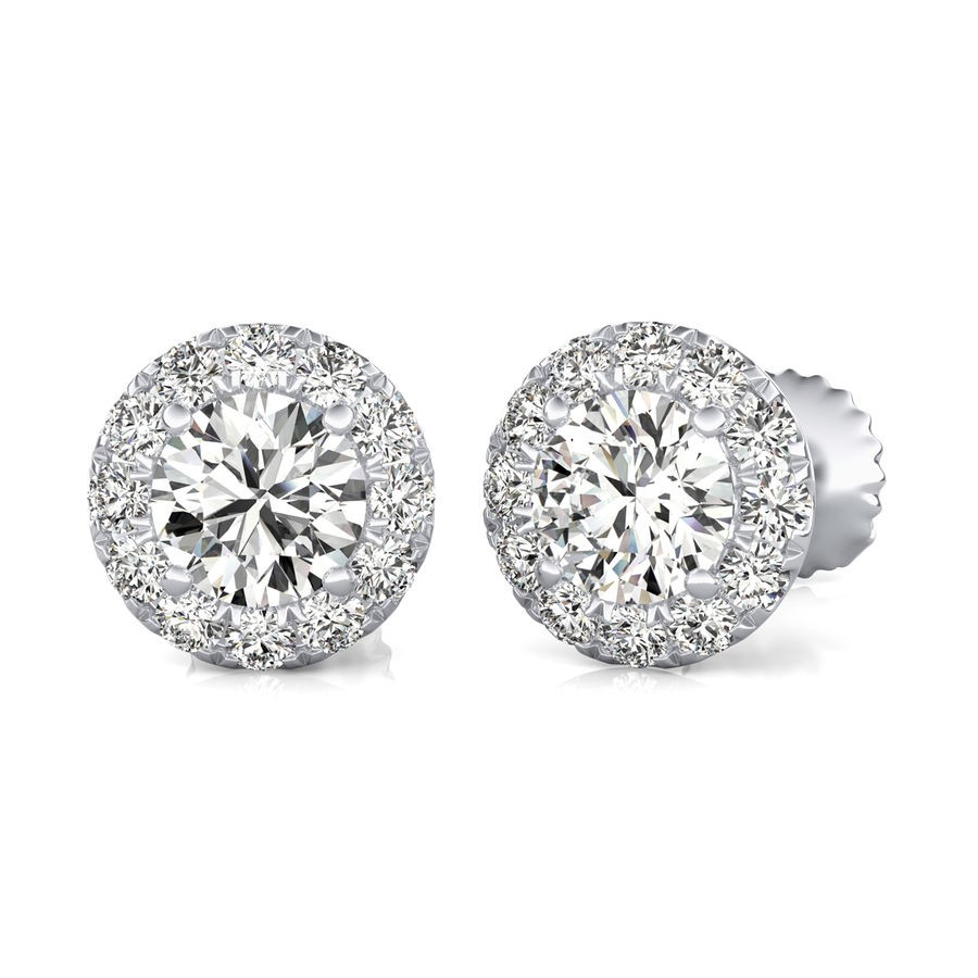 Halo Stud Earrings