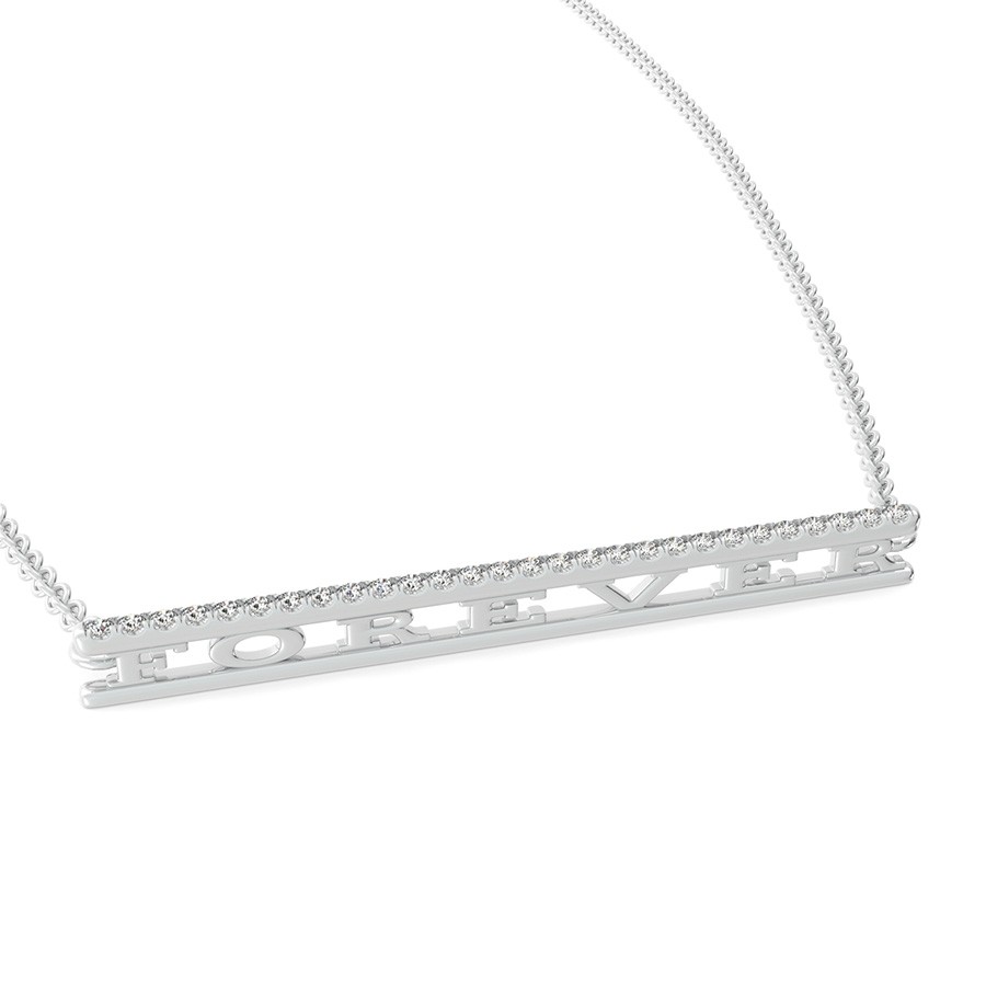 "FOREVER" Bar Pendant 