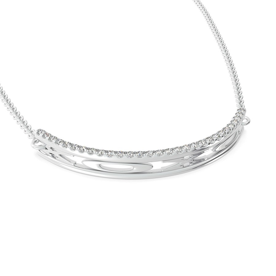 "XOXO" Rounded Bar Pendant 