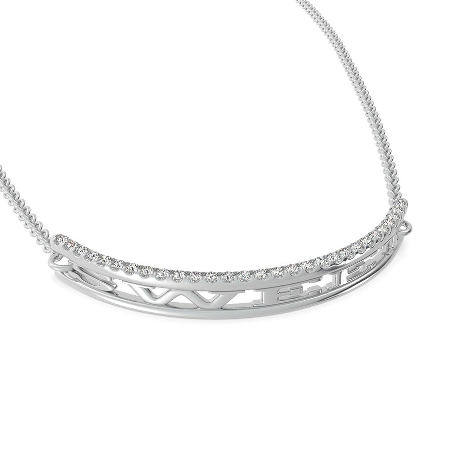 "SWEET" Rounded Bar Pendant 