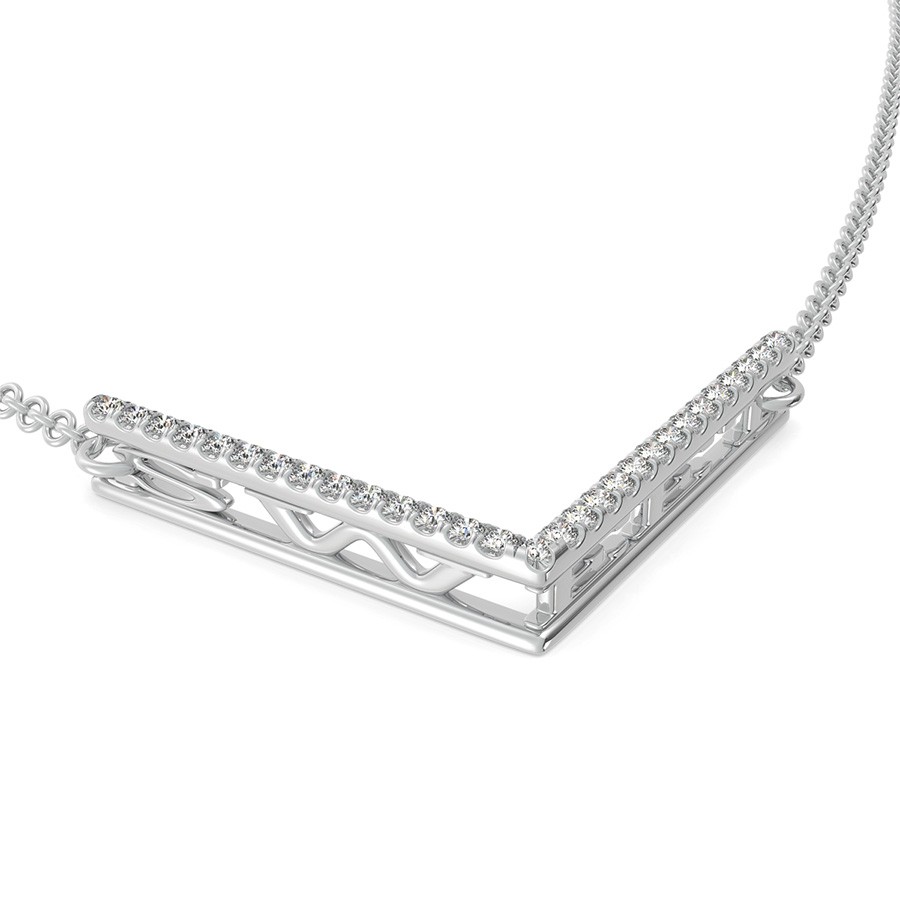 "SWEET" Chevron Bar Pendant 
