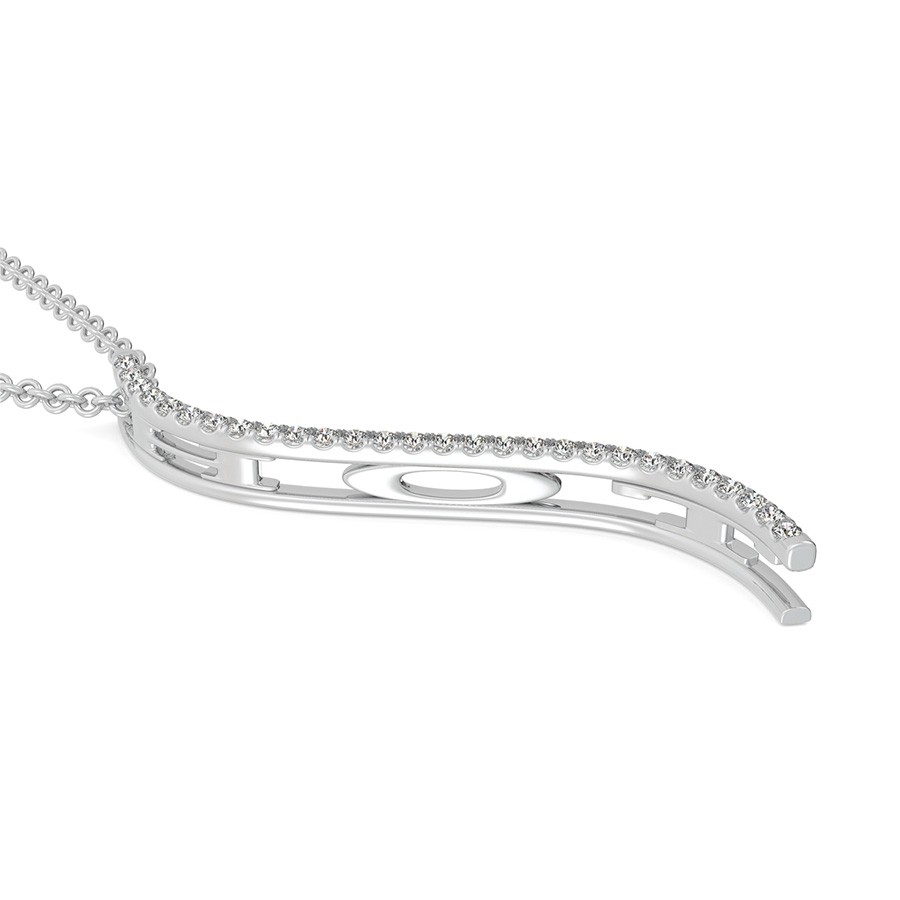 "HOT" S-Curved Drop Bar Pendant 