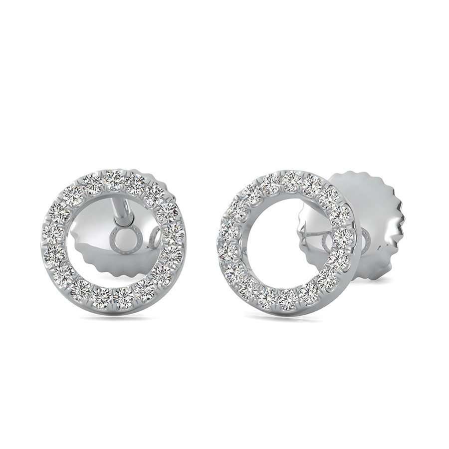 Open Circle 1/2 Inch Earrings