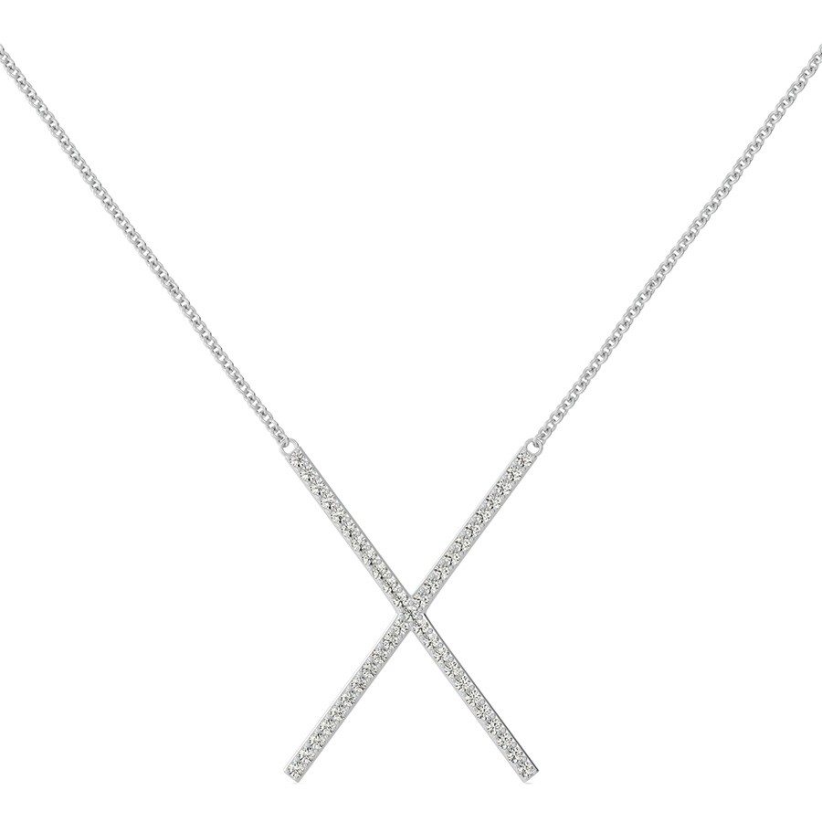 X Bar Pendant 7/8 Inch