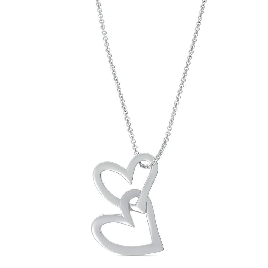 Two Heart Charm Pendant