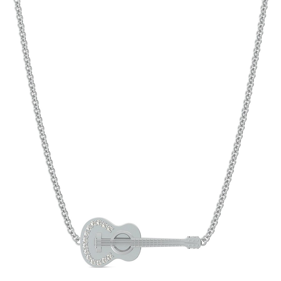 Monopoly Guitar Charm Pendant