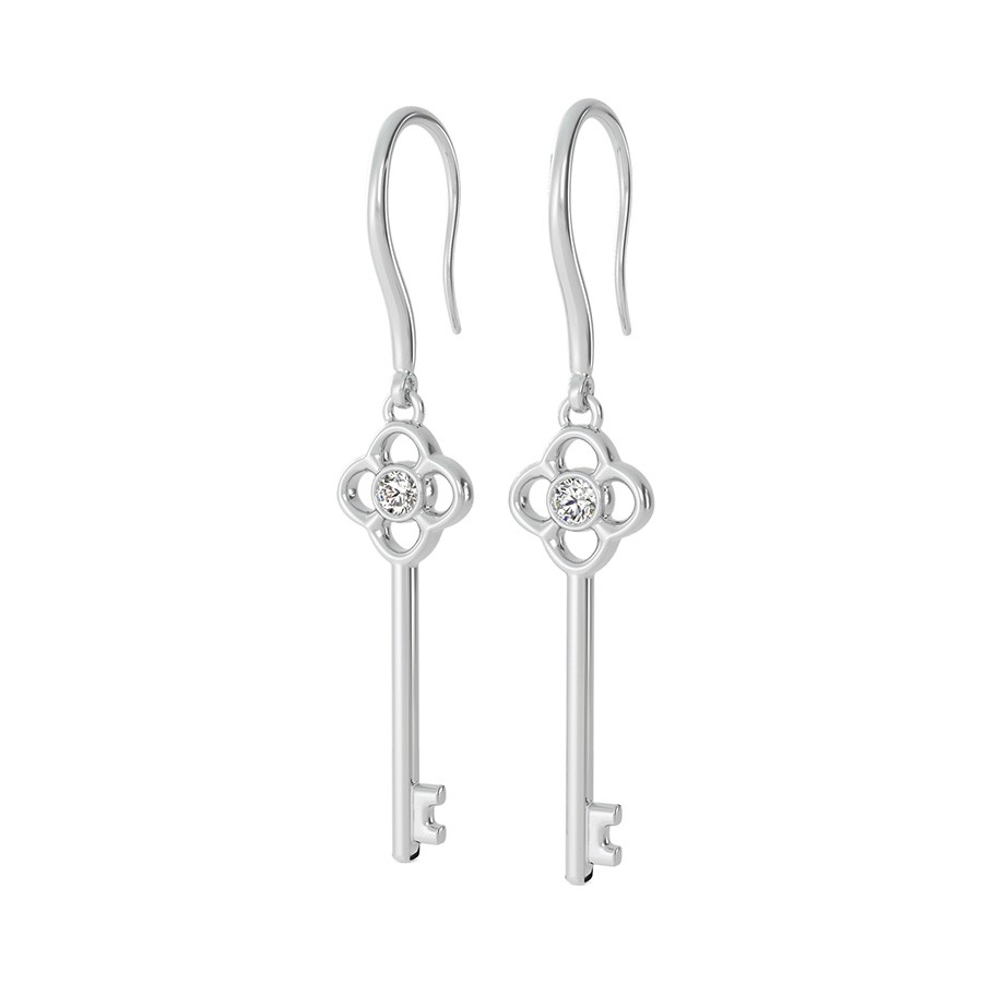 Victorian Key Earrings