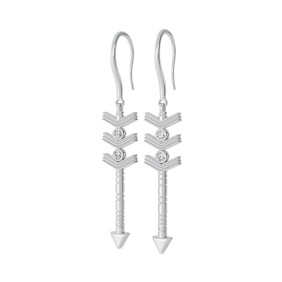 Tribal Arrow Dangling Earrings