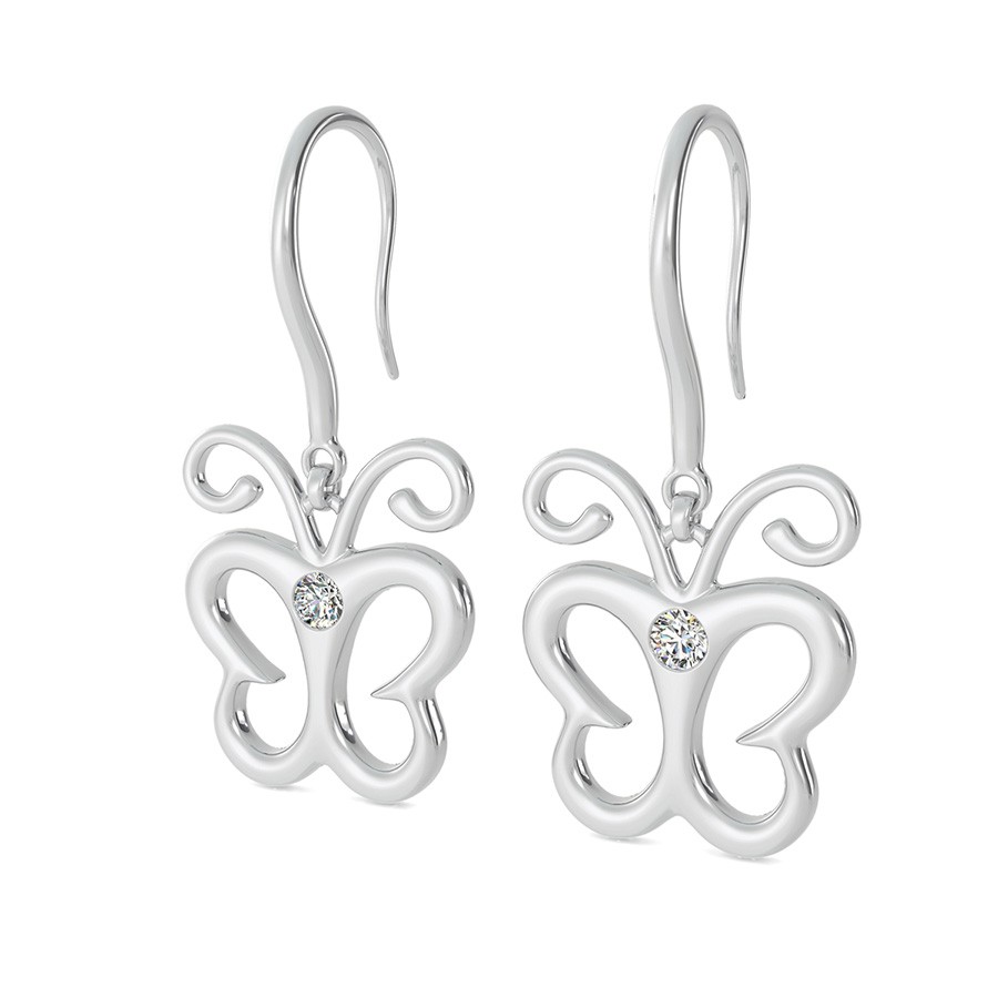 Butterfly Charm Earrings