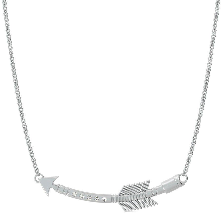 Tribal Curved Arrow Pendant