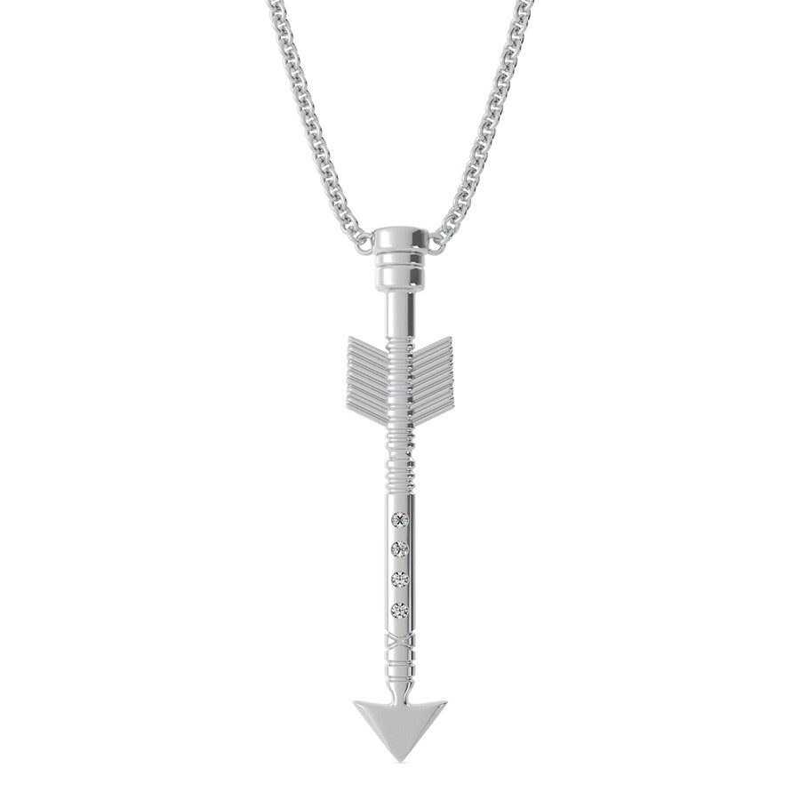 Tribal Arrow Drop Pendant