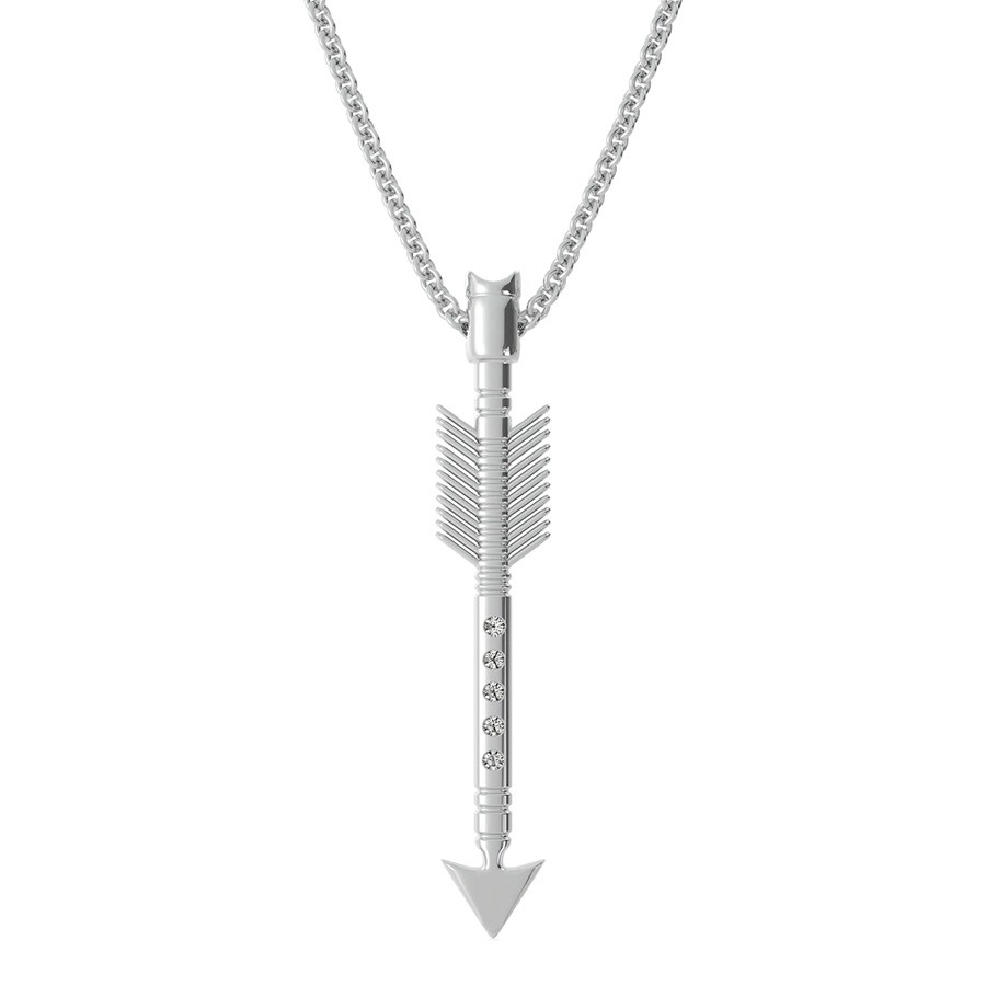 Tribal Arrow Drop Pendant
