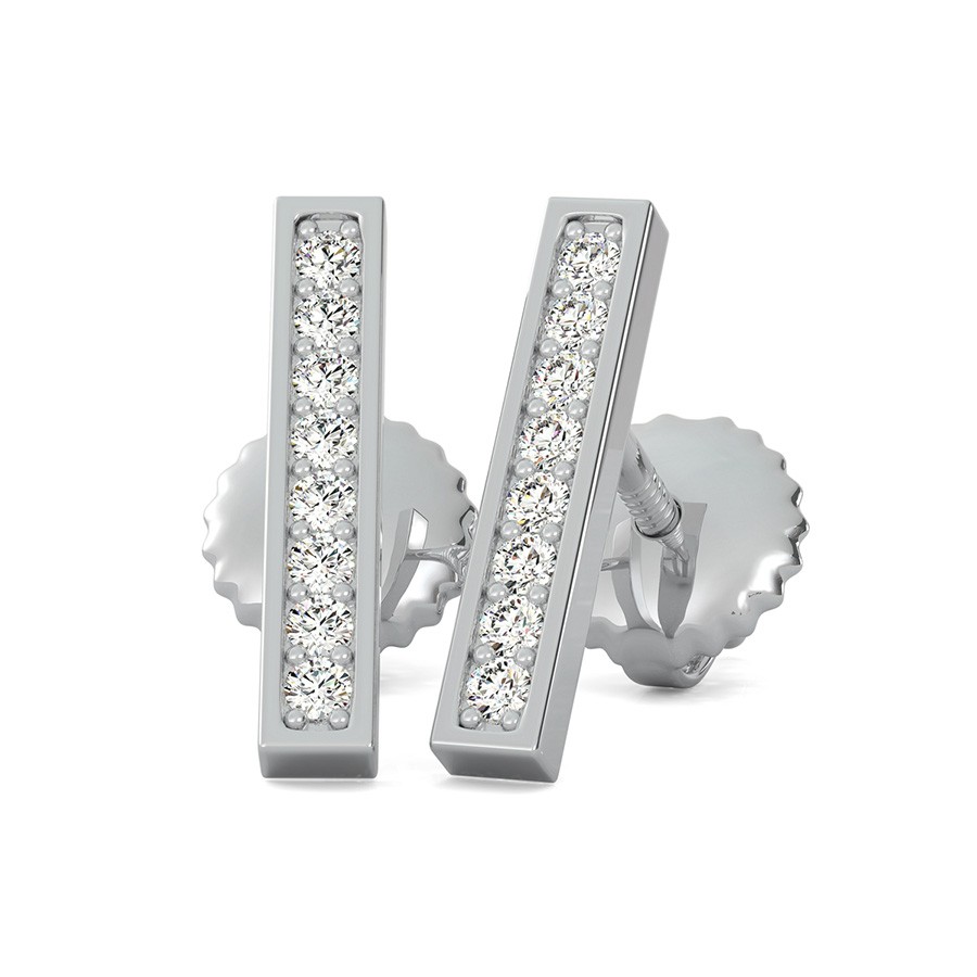 Bar 1/2 Inch Earrings