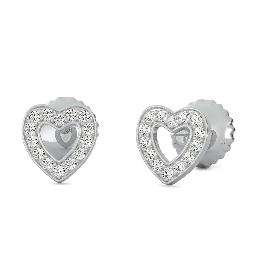 Open Heart Earrings