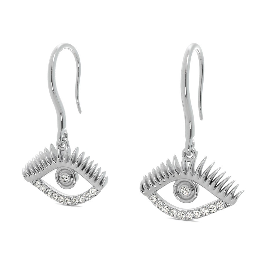 Eyelash Charm Earrings