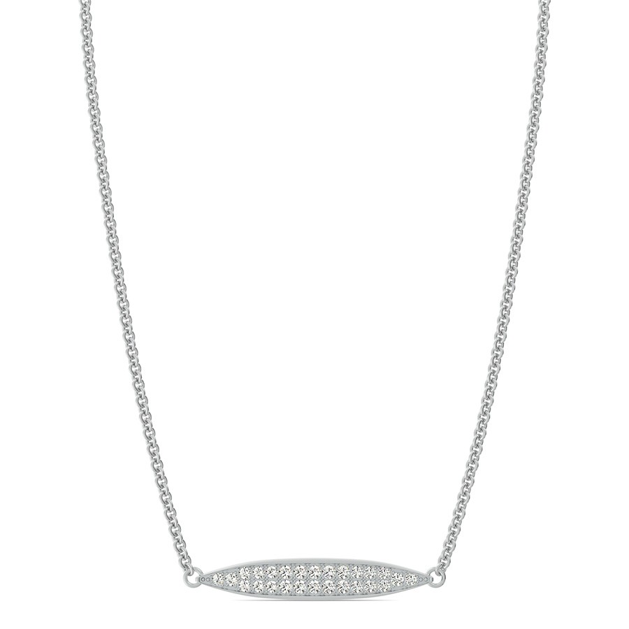 Elongated Marquise Sideways Pendant