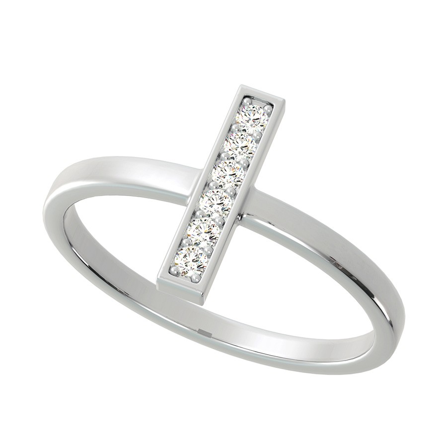 One Row Bar Ring