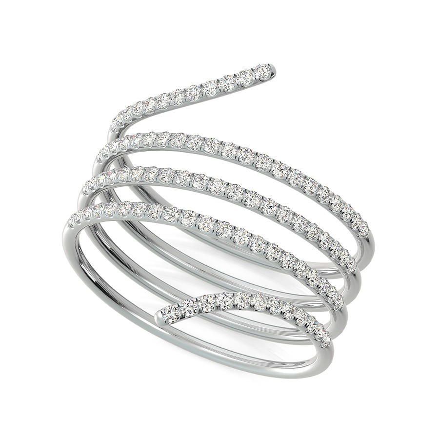 Spiral Skinny Ring