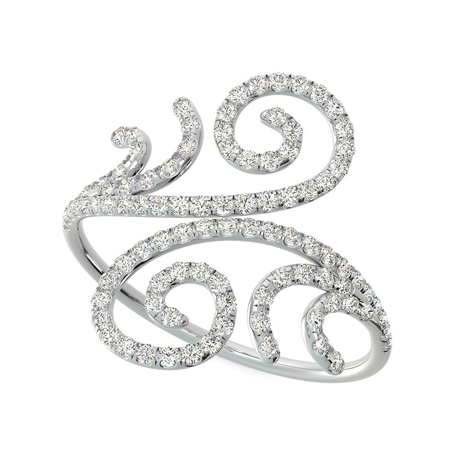 Scrolled Skinny Ring