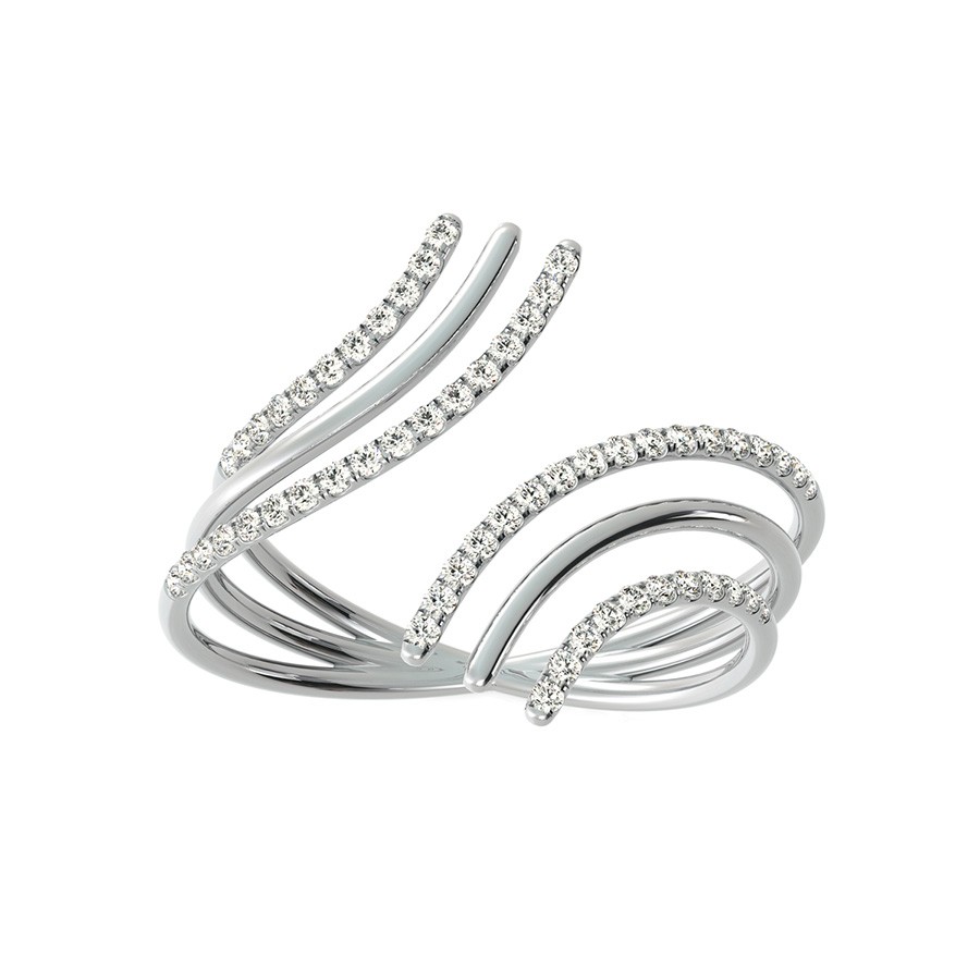 3 Row Detached Skinny Ring